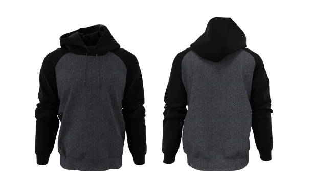 istock Blank hooded sweatshirt mockup for print 1317905793