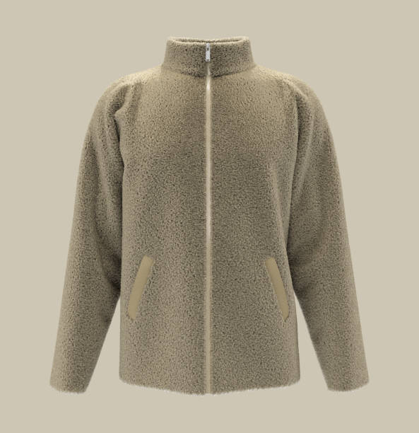 istock Fleece tracksuit top jacket with half zip design, sportswear 1317906613