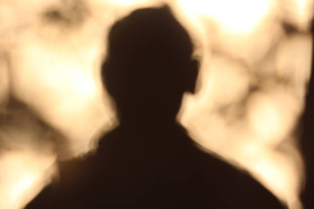 istock Creative futuristic men silhouette 1317906720