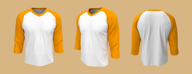 istock men's half-sleeve raglan t-shirt mockup in front, side and back views 1317909161