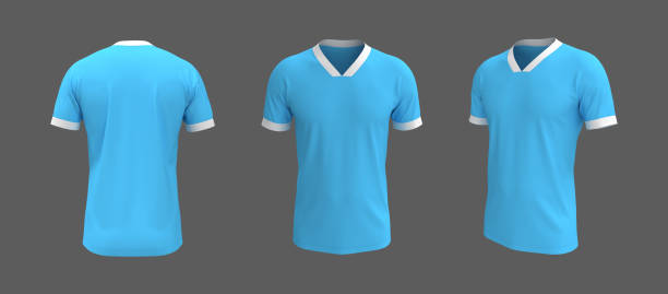istock men's short-sleeve t-shirt mockup in front, side and back views 1317909687