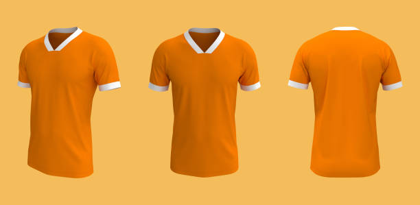 istock men's short-sleeve t-shirt mockup in front, side and back views 1317909701