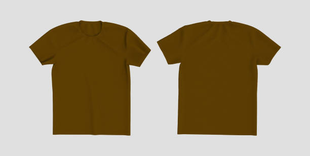 istock men's short-sleeve t-shirt mockup in front, and back views 1317910494
