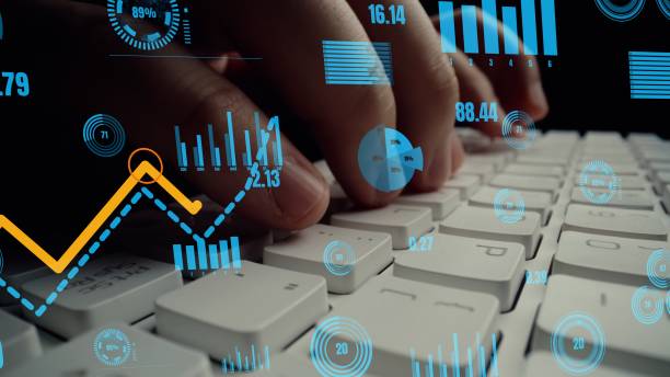 istock Creative visual of business big data and finance analysis on computer 1317916003