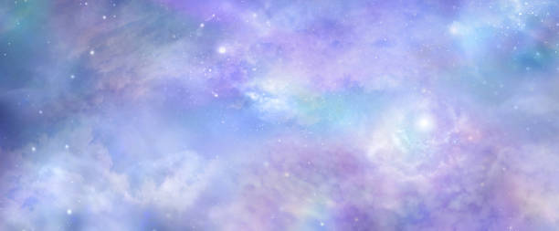 istock Beautiful heavens above celestial concept background banner 1317926477
