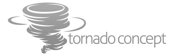stockillustraties, clipart, cartoons en iconen met tornado twister hurricane of cyclone icon concept - tyfoon
