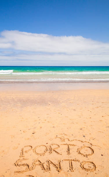 istock Writings on sand. Porto Santo 1317950610