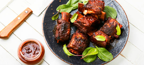 istock Roasted beef brisket on the ribs 1317952920