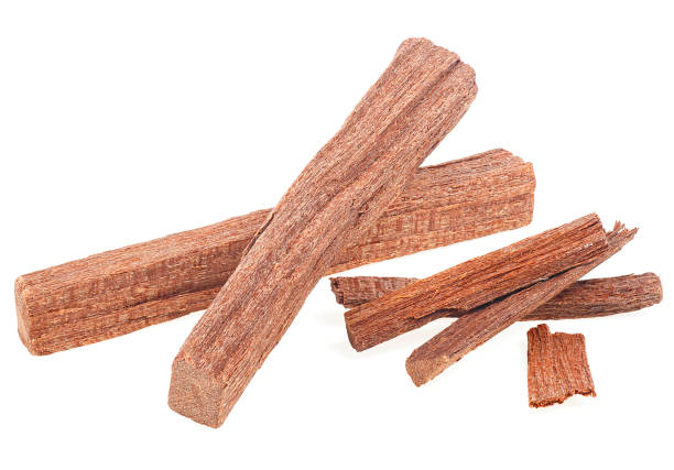 istock Chandan or red sandalwood sticks isolated on a white background 1317954437