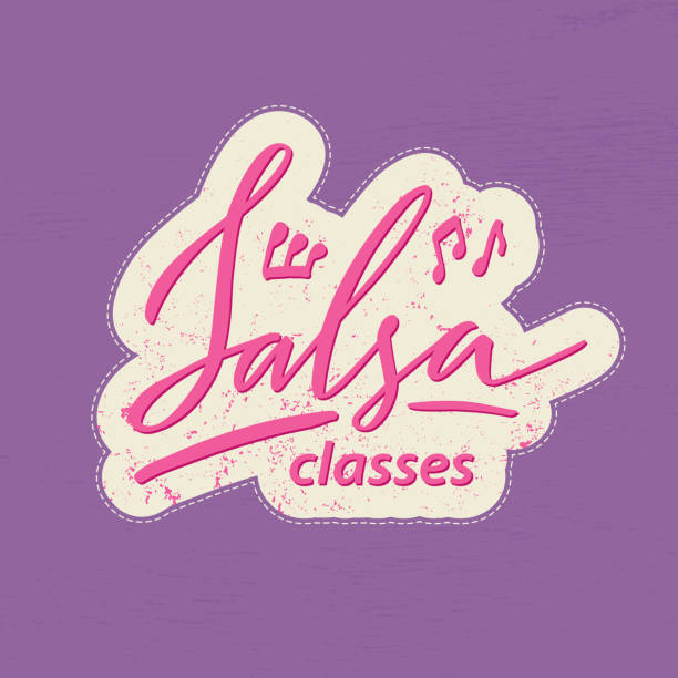 Salsa Writing 120+ Salsa Dance Lessons Stock Illustrations, Royalty-Free Vector ...