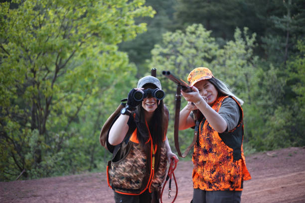 istock Hunters, looking for birds stock photo 1317960347