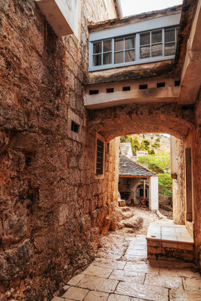 istock Pustinja Blaca hermitage, monastery on the Brac island, Croatia 1317968070