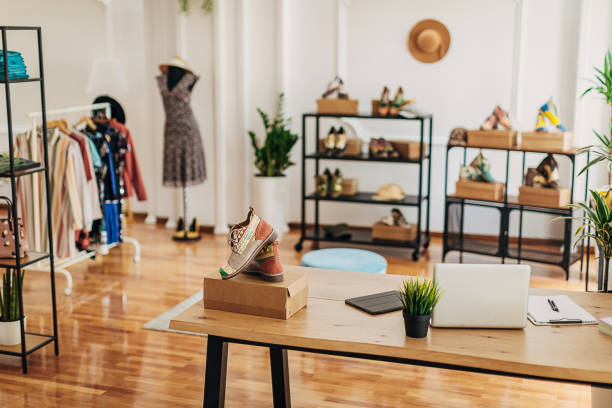 istock Modern fashion store 1317970723