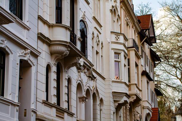 Street in the city center, German city, Germany