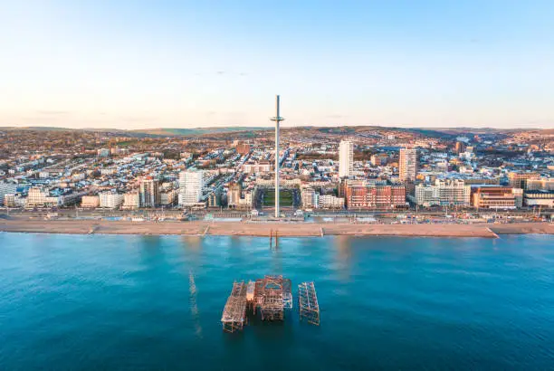 Photo of i360 and West Pier Brighton