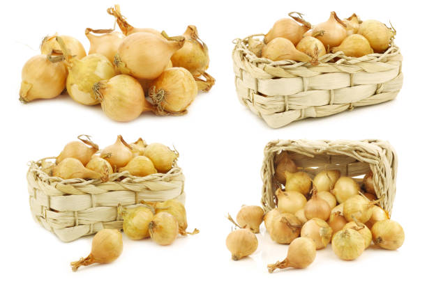 istock fresh pearl onions and some in a woven basket 1317989783