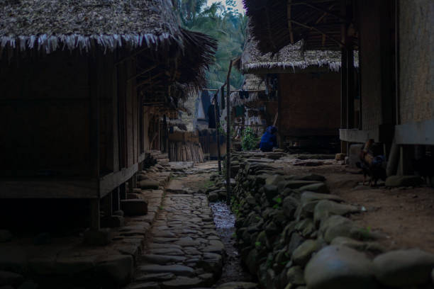 istock Baduy House Street 1317991272