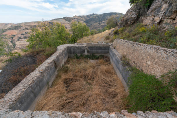 istock Old pool in the mountains 1317999164