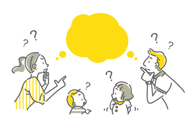 family, simple illustration, line art, bicolor family, simple illustration, line art, bicolor parent guide stock illustrations