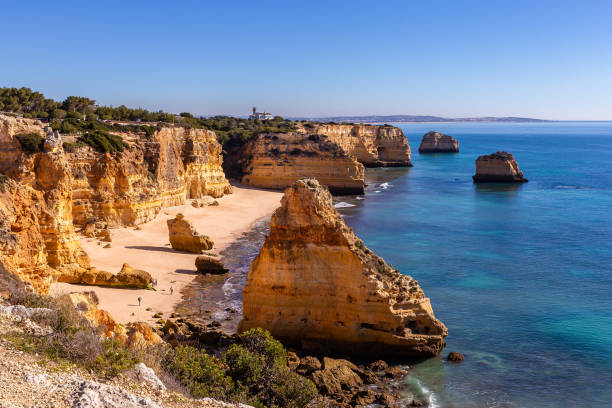 istock Marinha beach, Algarve, Portugal 1318006804