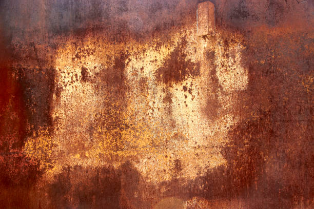 istock rusty wall of a metal water tank 1318009959