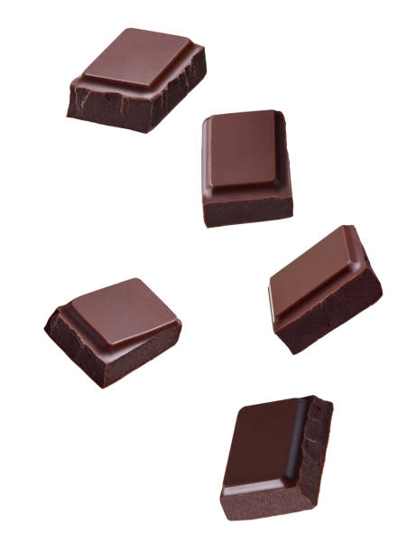 istock chocolate piece sweet food dessert falling 1318011194