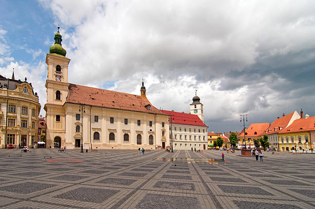 istock main square historical arhitecture in Sibiu Transylvania Romania 131801465