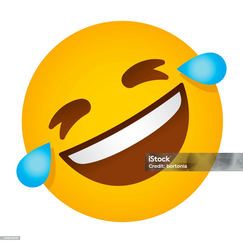 Rolling On The Floor Laughing Emoji Icon Stock Illustration ...