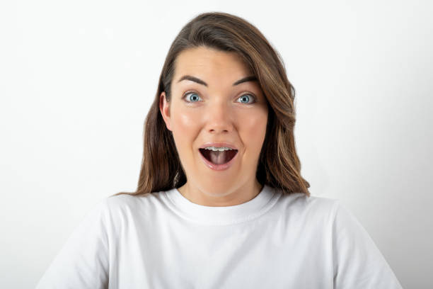 istock Excited woman shock 1318018719