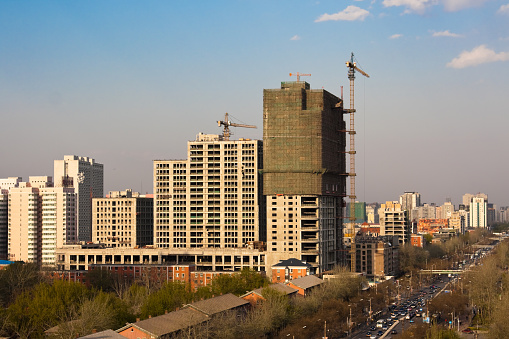 Mixed-use real estate development on Gongti Beilu Street in Beijing