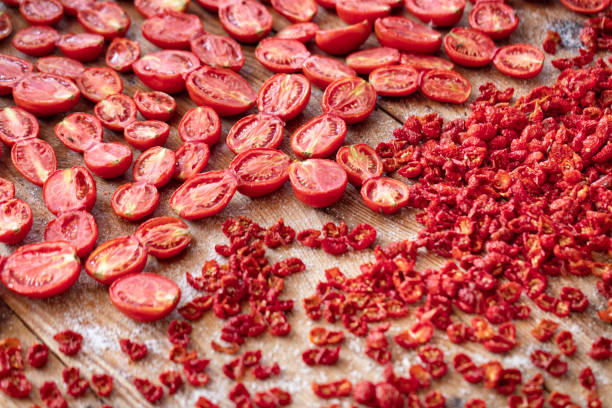 Sun Dried Tomatoes. stock photo