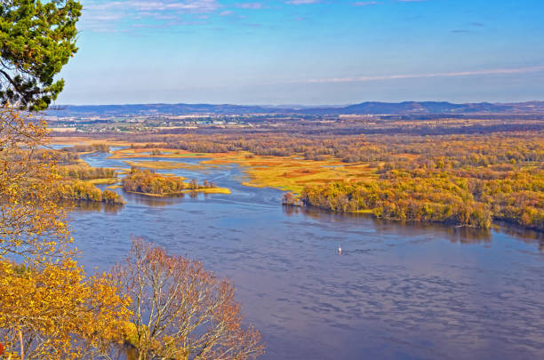 istock The Upper Mississippi Bayou in Fall Colors 1318024907