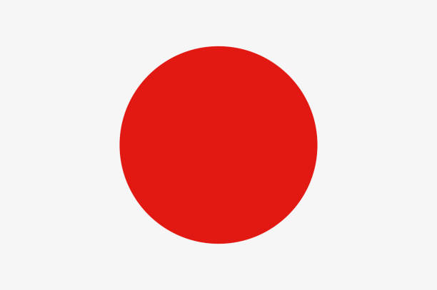 ilustrações de stock, clip art, desenhos animados e ícones de vector flag of the republic of japan. national flag of japan. illustration - japanese flag flag japan textile