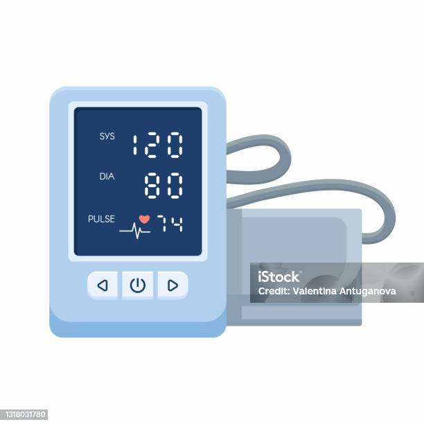 Medical Tonometer Stock Illustration - Download Image Now - Blood Pressure Gauge, Medical Exam, Equipment