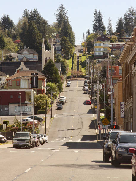 istock Steep Street In Astoria Oregon 1318047424