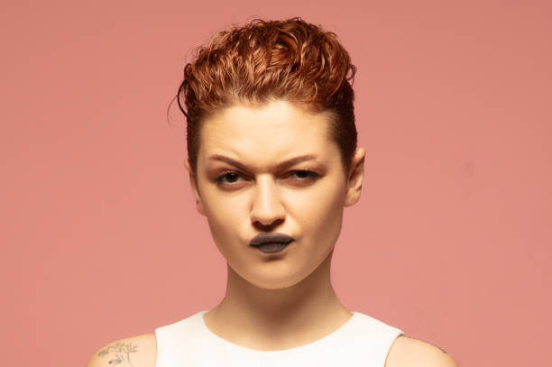 istock Angry woman portrait. 1318048628