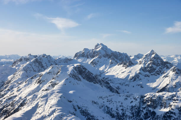 istock Snow Covered Canadian Mountain Landscape 1318051346
