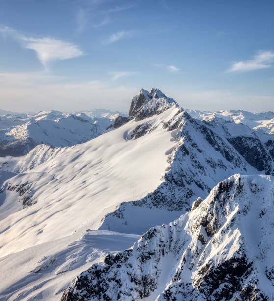 istock Snow Covered Canadian Mountain Landscape 1318051352