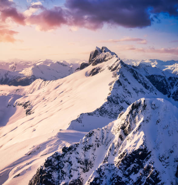 istock Snow Covered Canadian Mountain Landscape 1318051366
