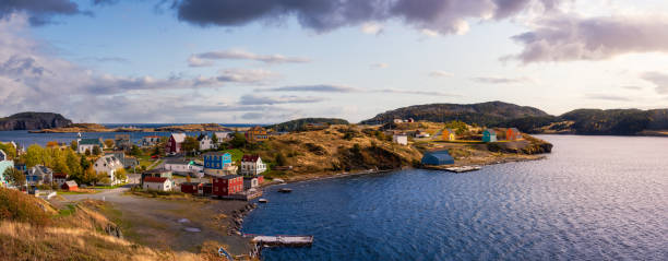 istock Panoramic view of a small town on the Atlantic Ocean Coast 1318051406