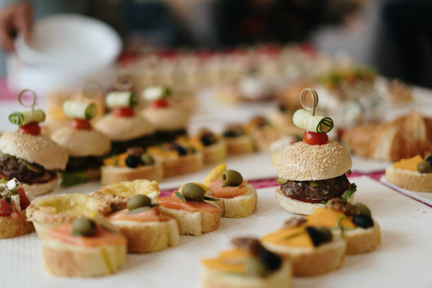 istock Wedding reception details, wedding dinner, tables, close up with depth of field. 1318051577