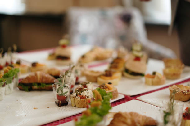 istock Wedding reception details, wedding dinner, tables, close up with depth of field. 1318051584