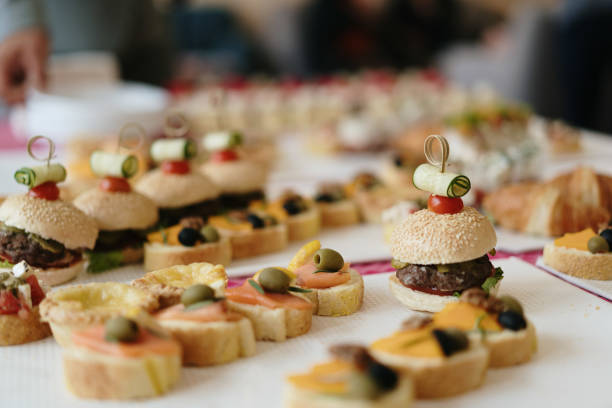 istock Wedding reception details, wedding dinner, tables, close up with depth of field. 1318051655