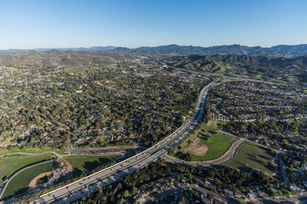 istock Thousand Oaks California Route 23 Freeway Aerial 1318052805