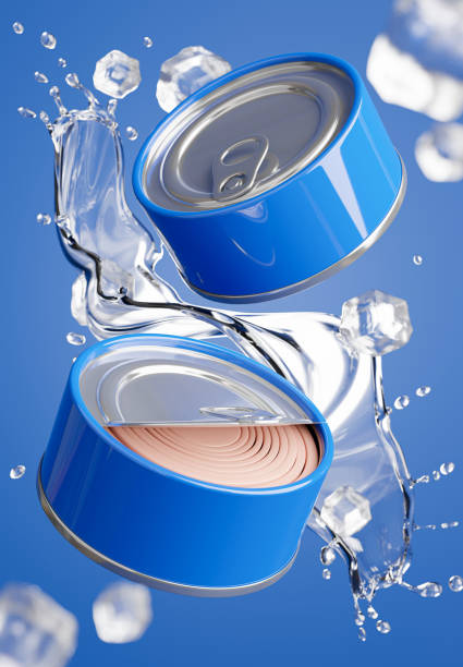 istock 3d render of canned tuna in spring water for your mockup design 1318058044