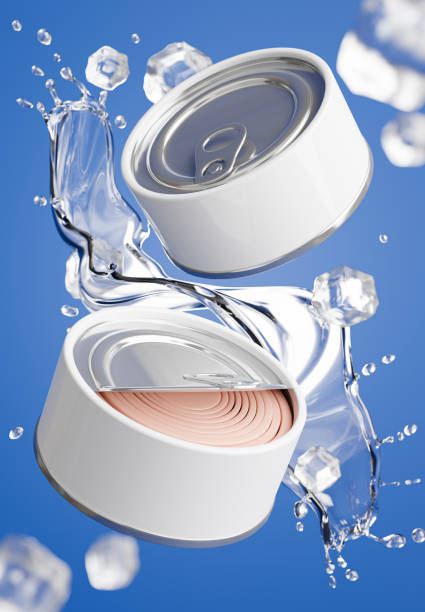 istock 3d render of canned tuna in spring water for your mockup design 1318058046