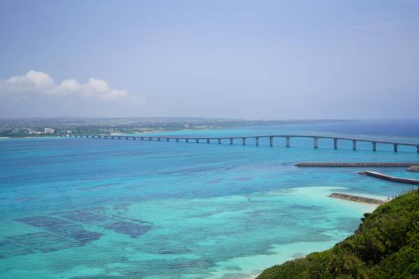 istock The Kurima Bridge in Okinawa from the observatory 1318070925