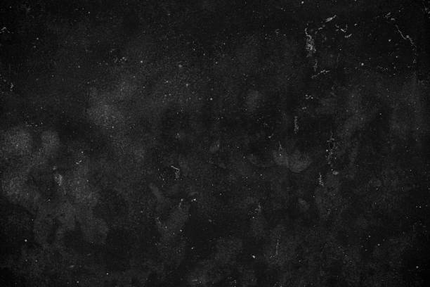 каменный черный текстурный фон. темная цементная стена - металл фотографии стоковые фото и изображения