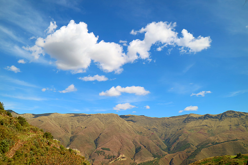 Amazing Landscape in a Sunny Day of Sacred Valley of the Inca, Cusco Region, Peru, South America