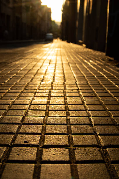 istock Cobblestone roads on older towns in Europe 1318109888